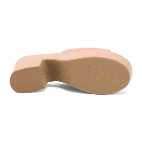 *NEW* BEEK Prinia Platform Heeled Sandals – Eggshell Size 10 – Leather A46 - Picture 4 of 15